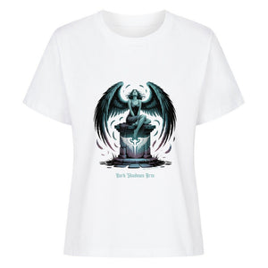 Dark Seraph_ Engel der Schatten & Macht - Premium Organic Shirt Women | T-Shirt | Dark Shadows Arts