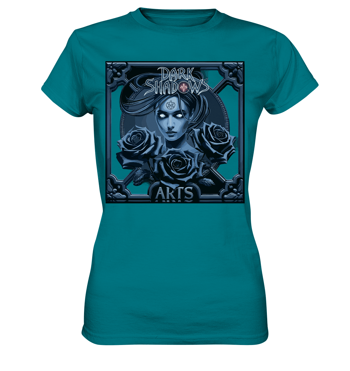 Dark Shadows Arts: Eleganz und Geheimnis - Ladies Premium Shirt | Lady - Shirts | Dark Shadows Arts
