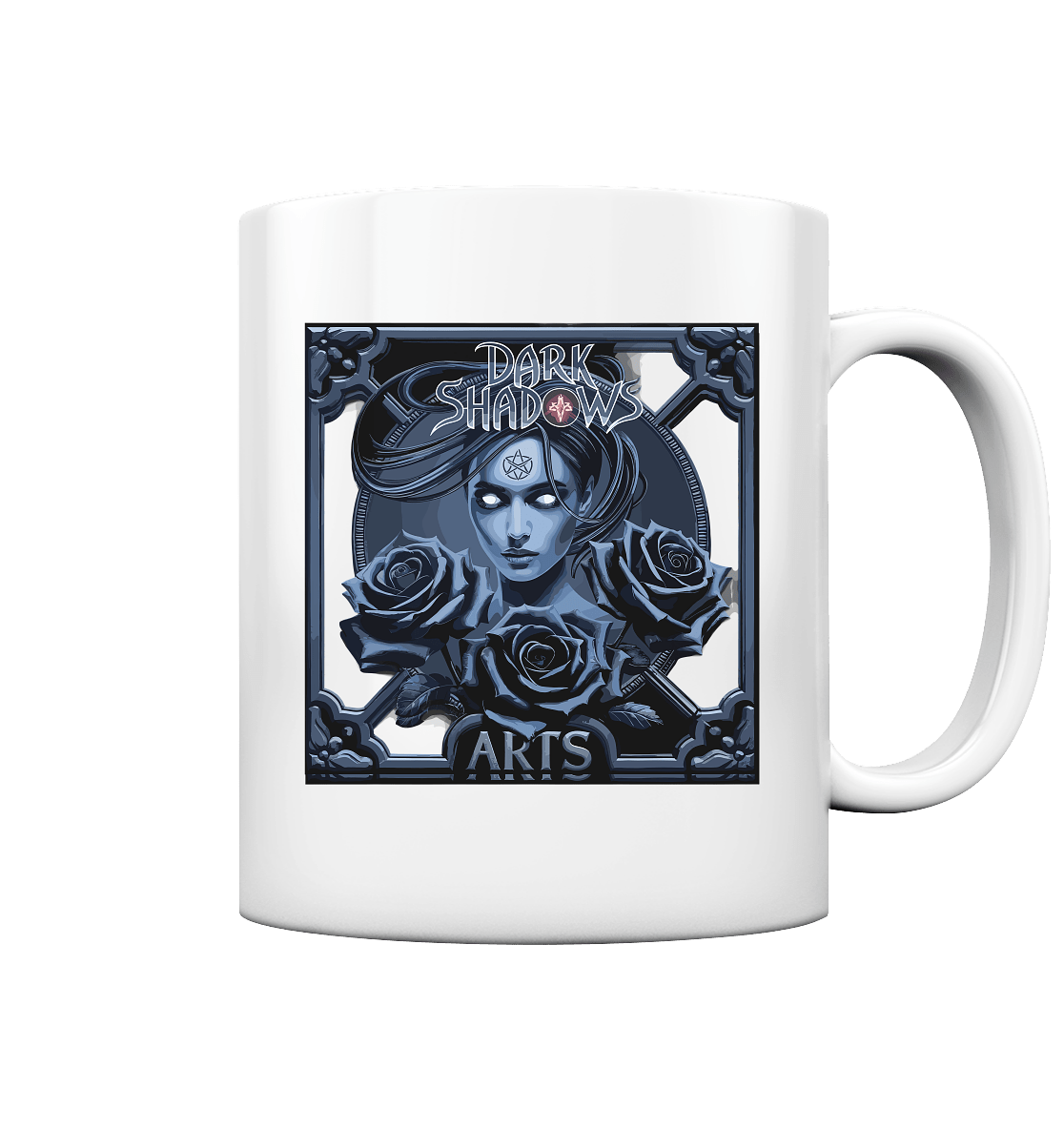 Dark Shadows Arts: Eleganz und Geheimnis - Tasse glossy | Trinkgefäße | Dark Shadows Arts