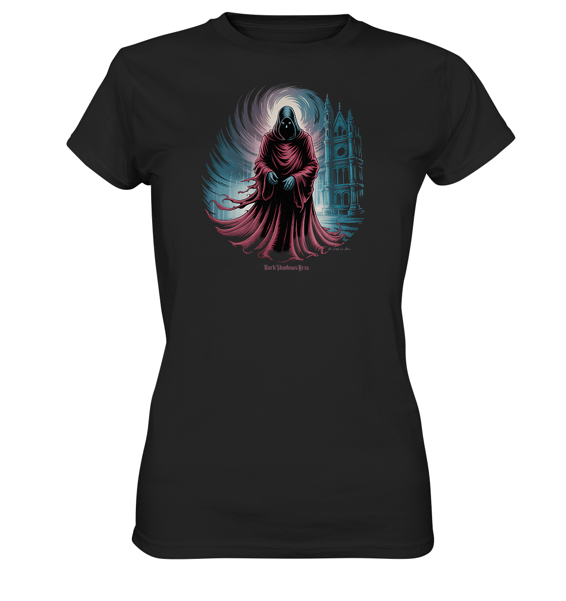 dark shadows cloaked phantom - geheimnisvolle düsternis und mystische energie - Ladies Premium Shirt | Lady - Shirts | Dark Shadows Arts