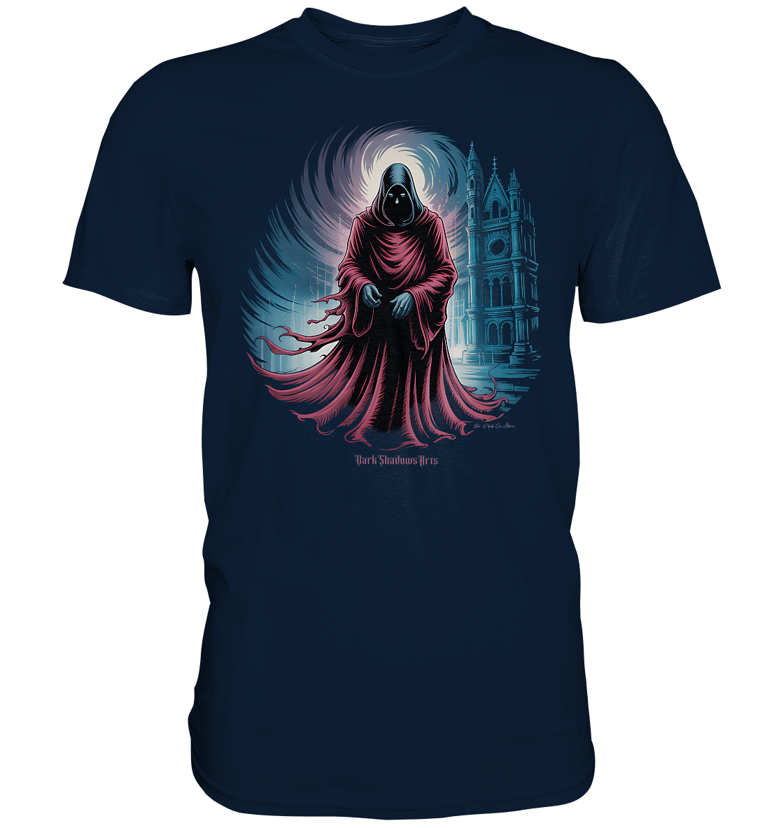 dark shadows cloaked phantom - geheimnisvolle düsternis und mystische energie - Premium Shirt | Unisex - Shirts | Dark Shadows Arts