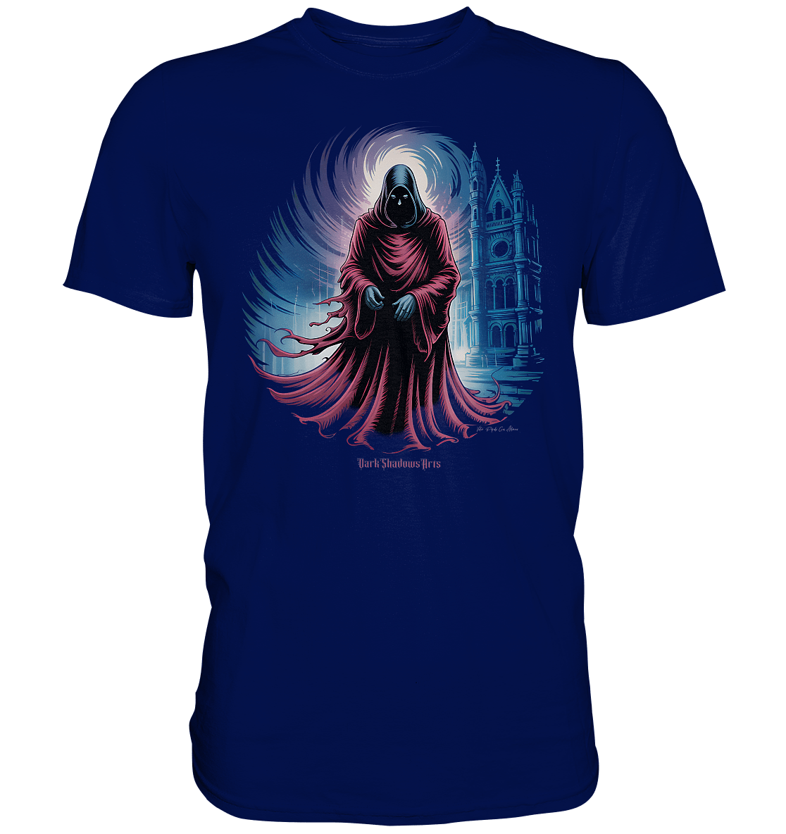 dark shadows cloaked phantom - geheimnisvolle düsternis und mystische energie - Premium Shirt | Unisex - Shirts | Dark Shadows Arts