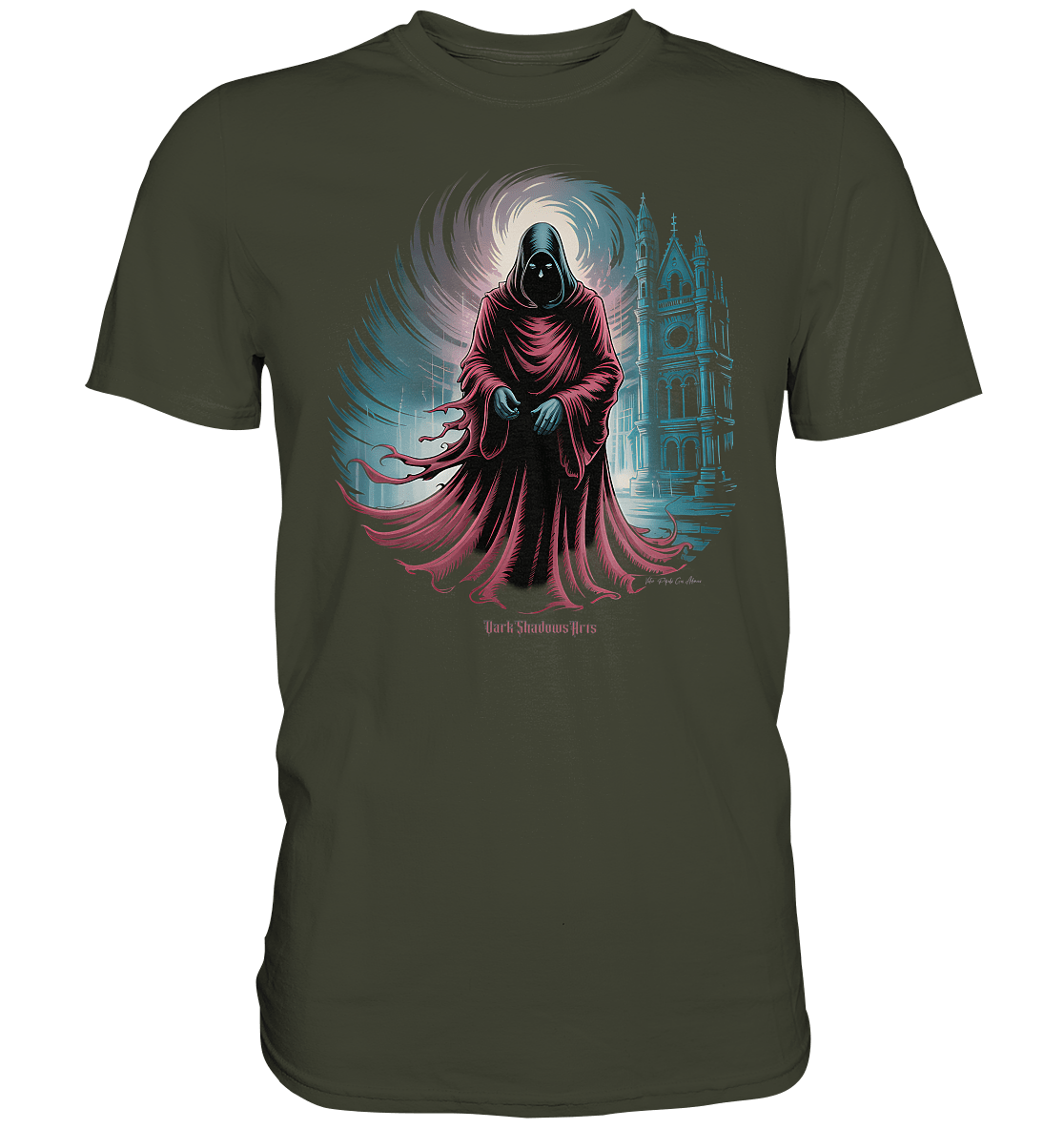 dark shadows cloaked phantom - geheimnisvolle düsternis und mystische energie - Premium Shirt | Unisex - Shirts | Dark Shadows Arts