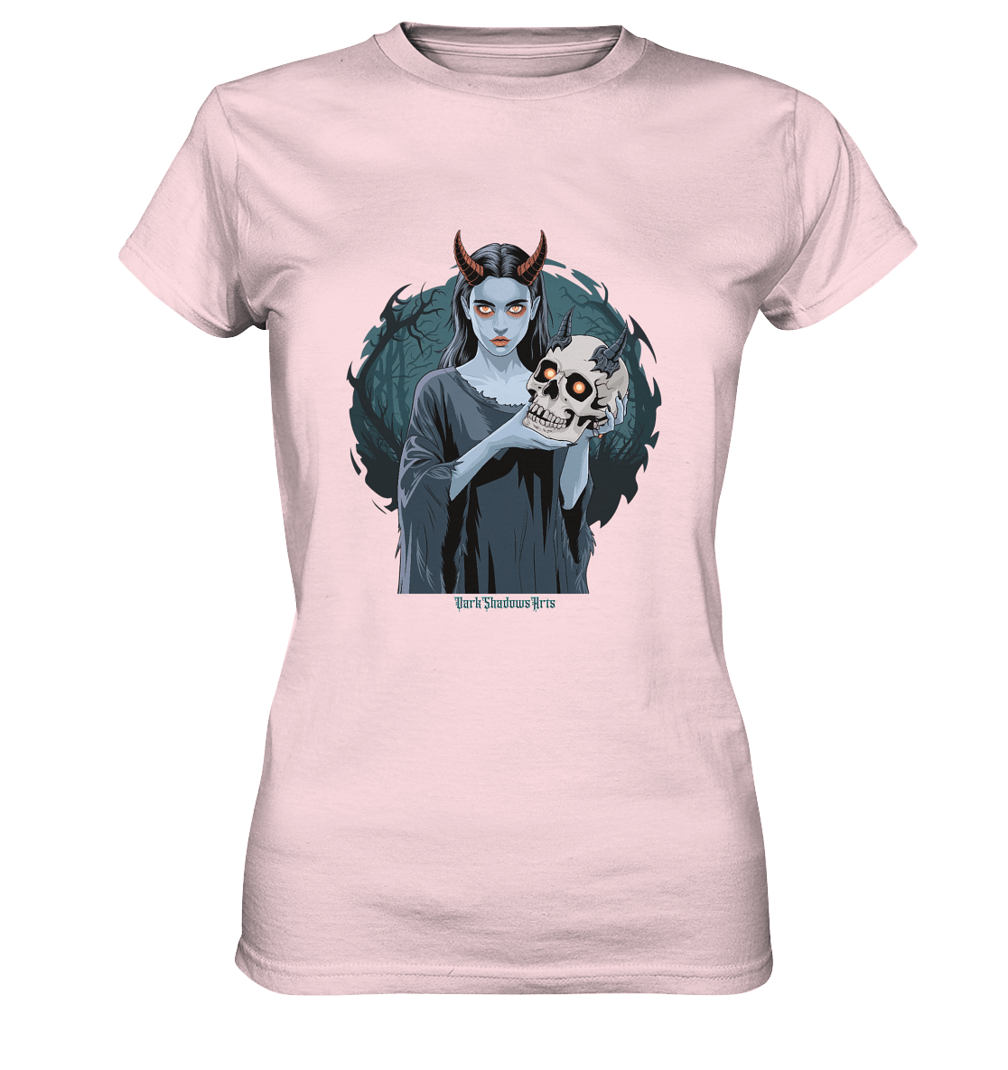 Dark Shadows Infernal Skull Keeper - Ladies Premium Shirt | Lady - Shirts | Dark Shadows Arts