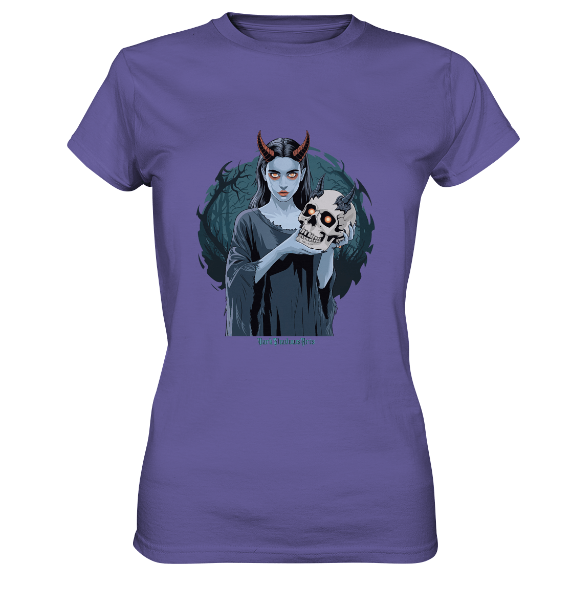 Dark Shadows Infernal Skull Keeper - Ladies Premium Shirt | Lady - Shirts | Dark Shadows Arts