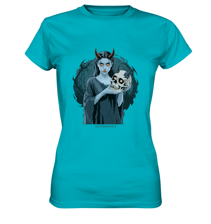 Dark Shadows Infernal Skull Keeper - Ladies Premium Shirt | Lady - Shirts | Dark Shadows Arts