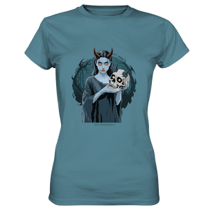Dark Shadows Infernal Skull Keeper - Ladies Premium Shirt | Lady - Shirts | Dark Shadows Arts