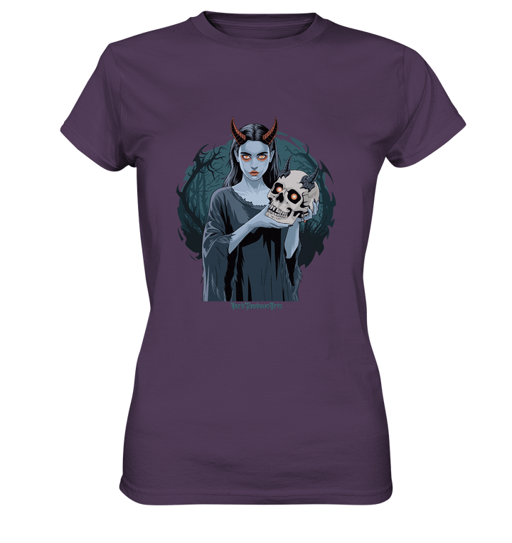 Dark Shadows Infernal Skull Keeper - Ladies Premium Shirt | Lady - Shirts | Dark Shadows Arts