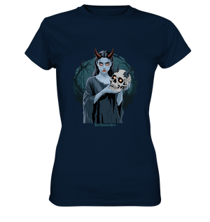 Dark Shadows Infernal Skull Keeper - Ladies Premium Shirt | Lady - Shirts | Dark Shadows Arts