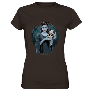 Dark Shadows Infernal Skull Keeper - Ladies Premium Shirt | Lady - Shirts | Dark Shadows Arts