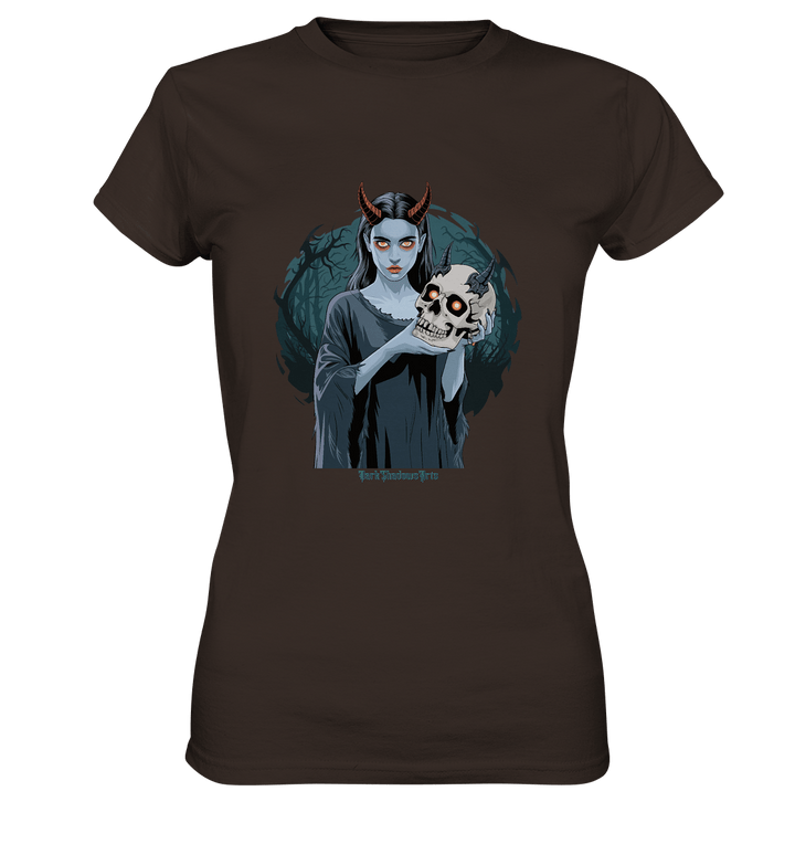 Dark Shadows Infernal Skull Keeper - Ladies Premium Shirt | Lady - Shirts | Dark Shadows Arts