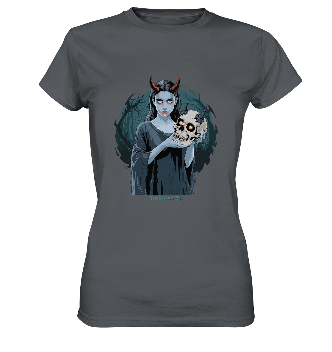 Dark Shadows Infernal Skull Keeper - Ladies Premium Shirt | Lady - Shirts | Dark Shadows Arts