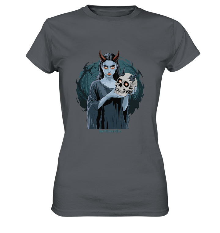 Dark Shadows Infernal Skull Keeper - Ladies Premium Shirt | Lady - Shirts | Dark Shadows Arts