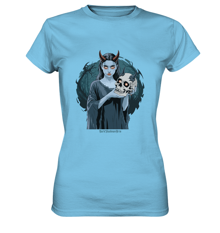 Dark Shadows Infernal Skull Keeper - Ladies Premium Shirt | Lady - Shirts | Dark Shadows Arts