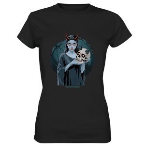 Dark Shadows Infernal Skull Keeper - Ladies Premium Shirt | Lady - Shirts | Dark Shadows Arts