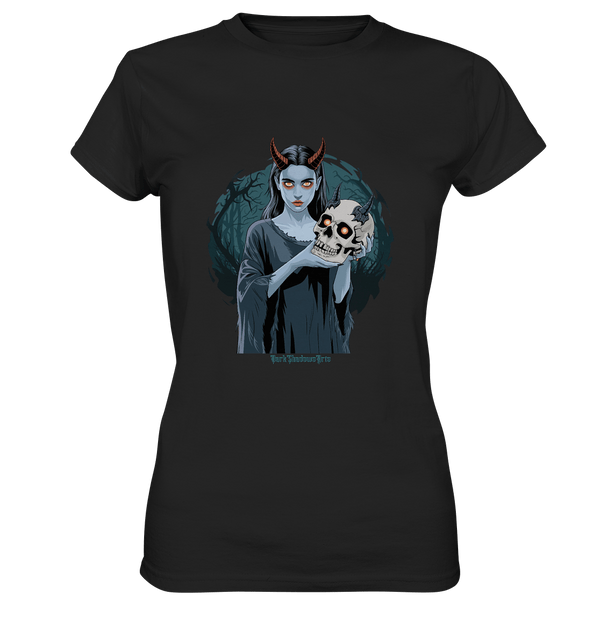 Dark Shadows Infernal Skull Keeper - Ladies Premium Shirt | Lady - Shirts | Dark Shadows Arts