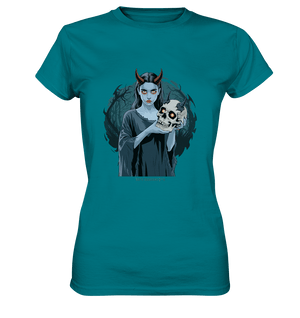 Dark Shadows Infernal Skull Keeper - Ladies Premium Shirt | Lady - Shirts | Dark Shadows Arts