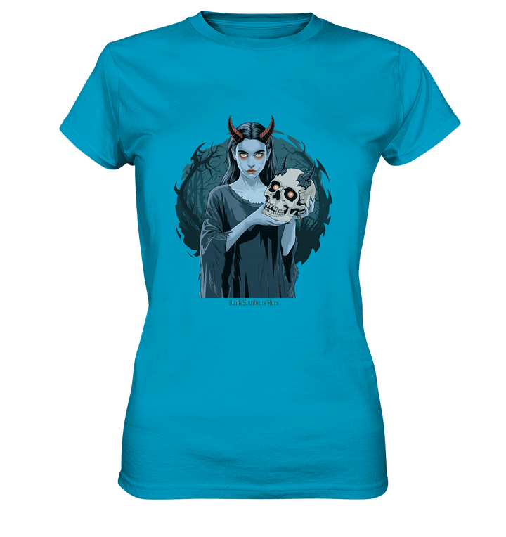 Dark Shadows Infernal Skull Keeper - Ladies Premium Shirt | Lady - Shirts | Dark Shadows Arts