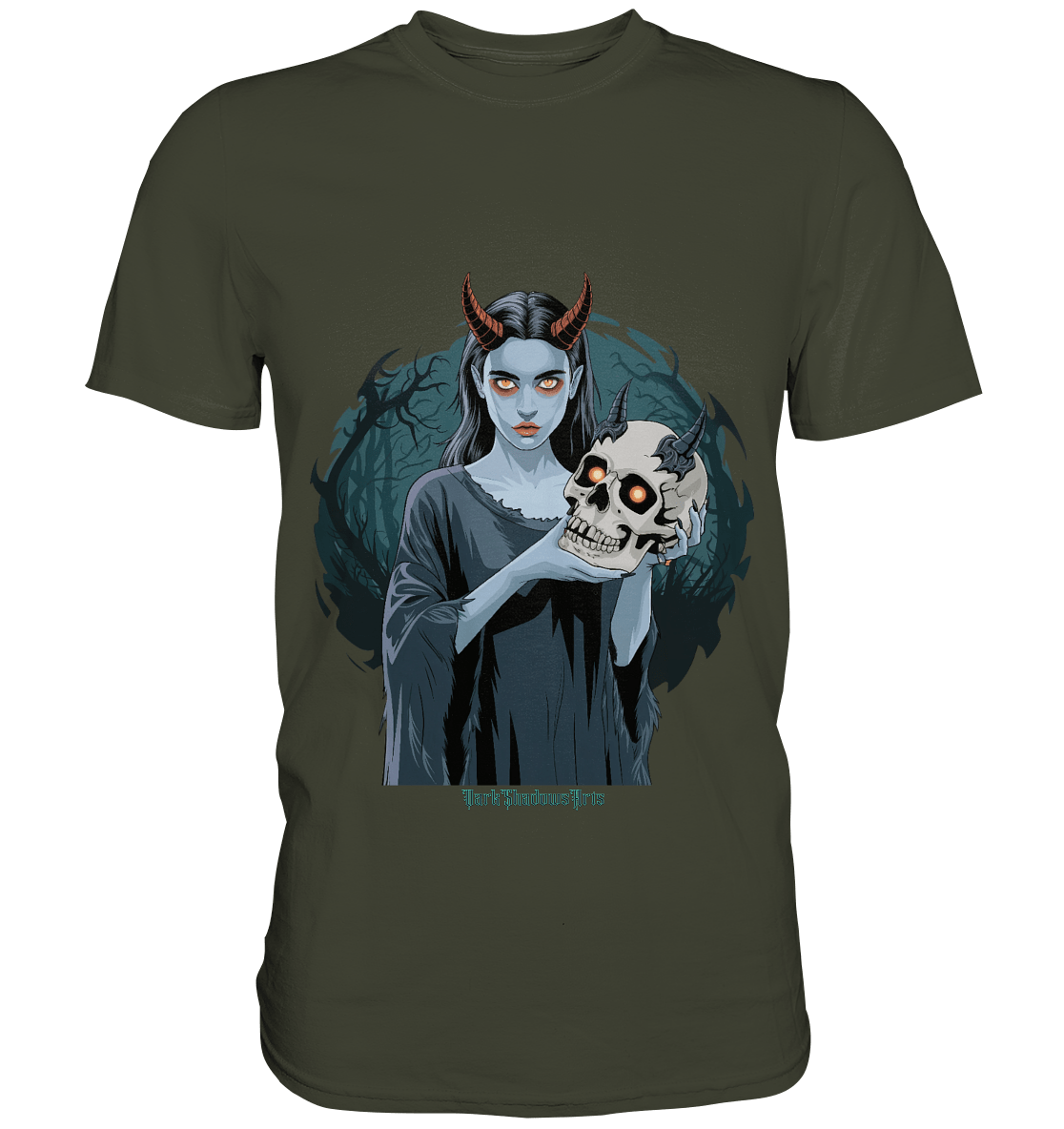 Dark Shadows Infernal Skull Keeper - Premium Shirt | Unisex - Shirts | Dark Shadows Arts