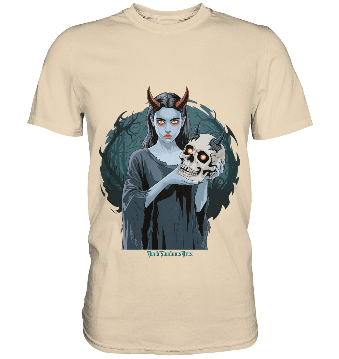 Dark Shadows Infernal Skull Keeper - Premium Shirt | Unisex - Shirts | Dark Shadows Arts