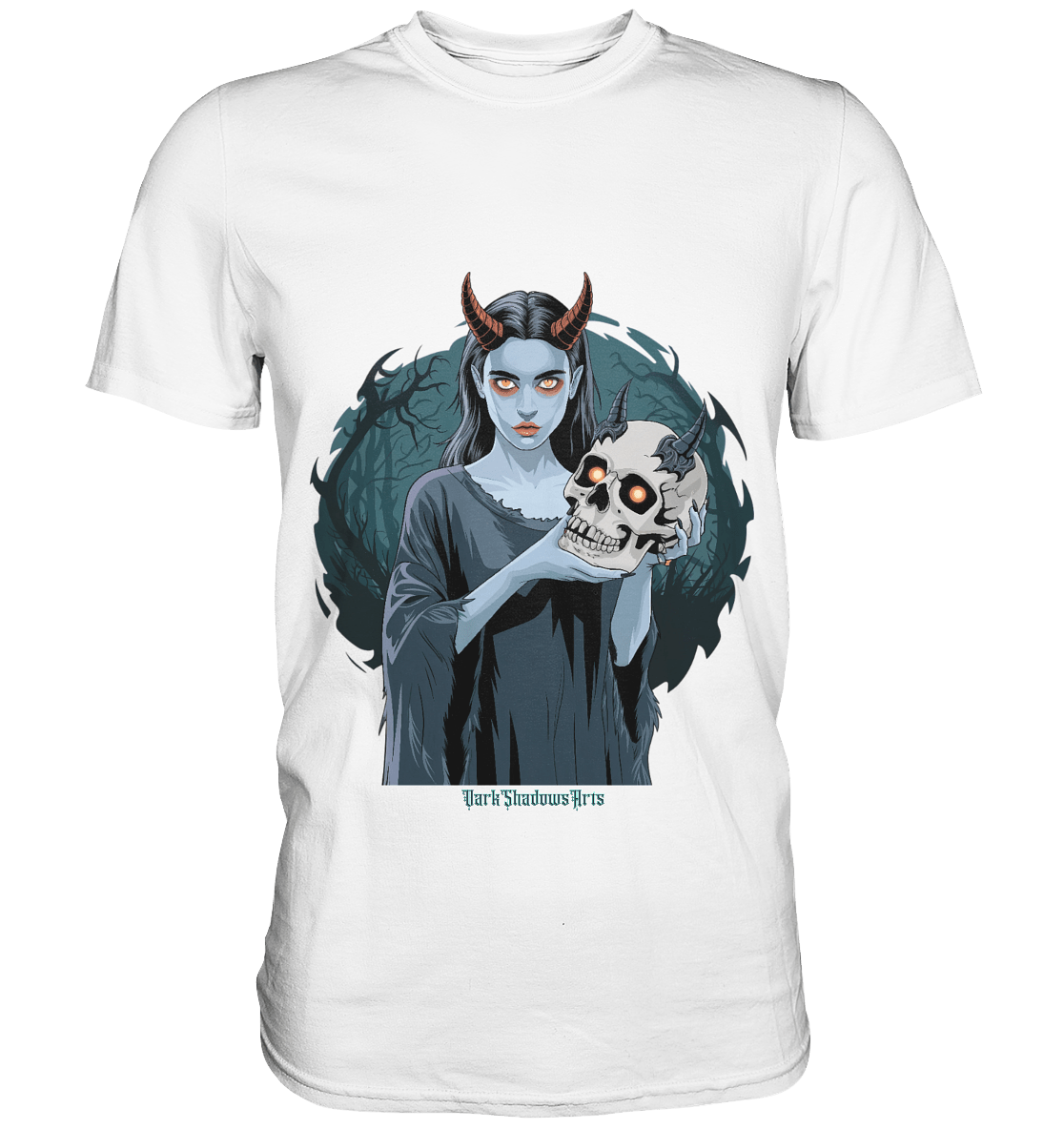 Dark Shadows Infernal Skull Keeper - Premium Shirt | Unisex - Shirts | Dark Shadows Arts