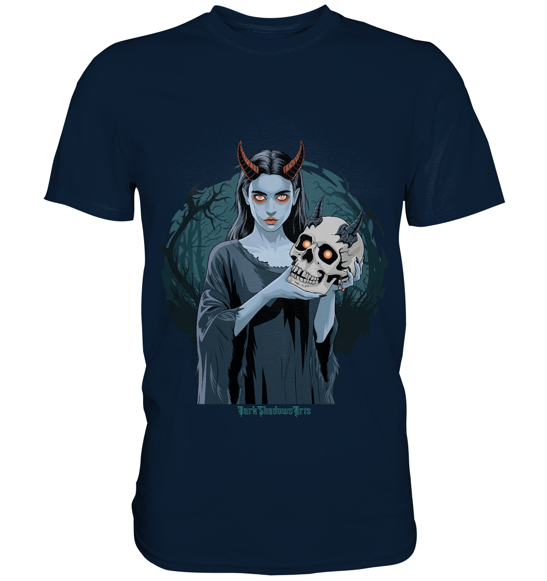 Dark Shadows Infernal Skull Keeper - Premium Shirt | Unisex - Shirts | Dark Shadows Arts