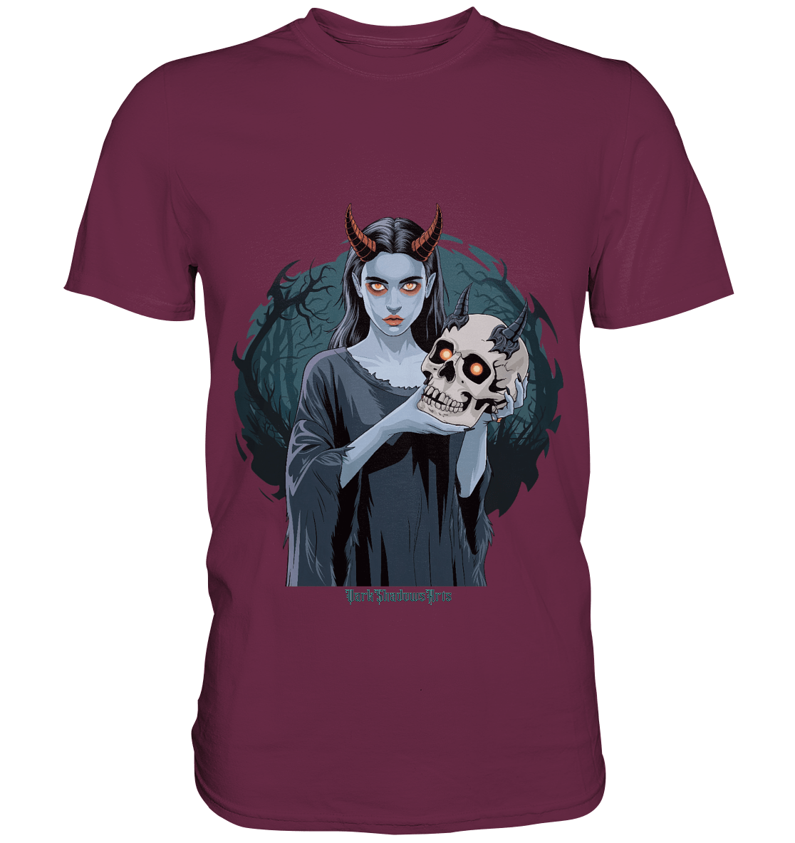 Dark Shadows Infernal Skull Keeper - Premium Shirt | Unisex - Shirts | Dark Shadows Arts