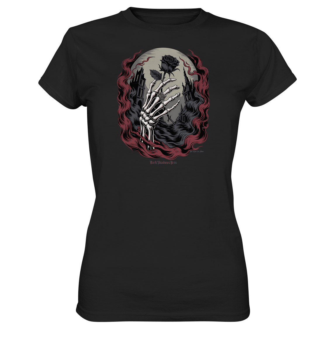 dark shadows rose - die düstere eleganz der vergänglichkeit - Ladies Premium Shirt | Lady - Shirts | Dark Shadows Arts