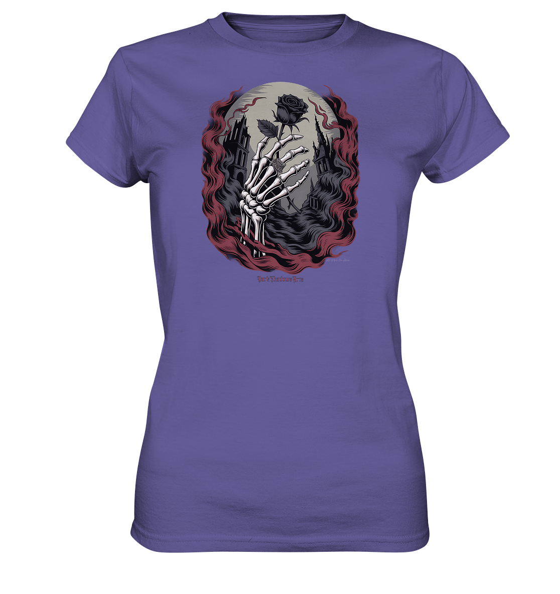 dark shadows rose - die düstere eleganz der vergänglichkeit - Ladies Premium Shirt | Lady - Shirts | Dark Shadows Arts