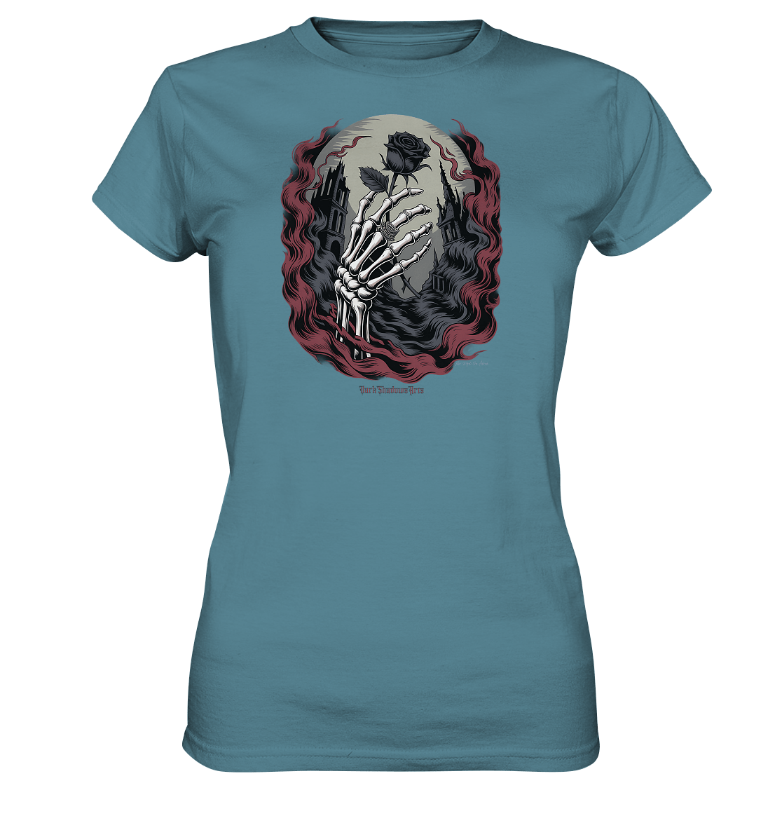 dark shadows rose - die düstere eleganz der vergänglichkeit - Ladies Premium Shirt | Lady - Shirts | Dark Shadows Arts