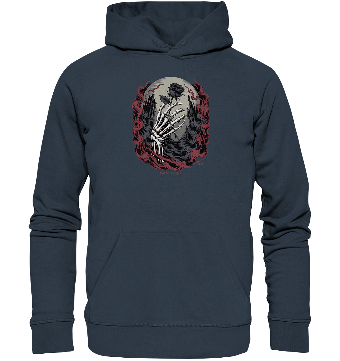 dark shadows rose - die düstere eleganz der vergänglichkeit - Organic Hoodie | Hoodies | Dark Shadows Arts