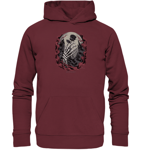 dark shadows rose - die düstere eleganz der vergänglichkeit - Organic Hoodie | Hoodies | Dark Shadows Arts
