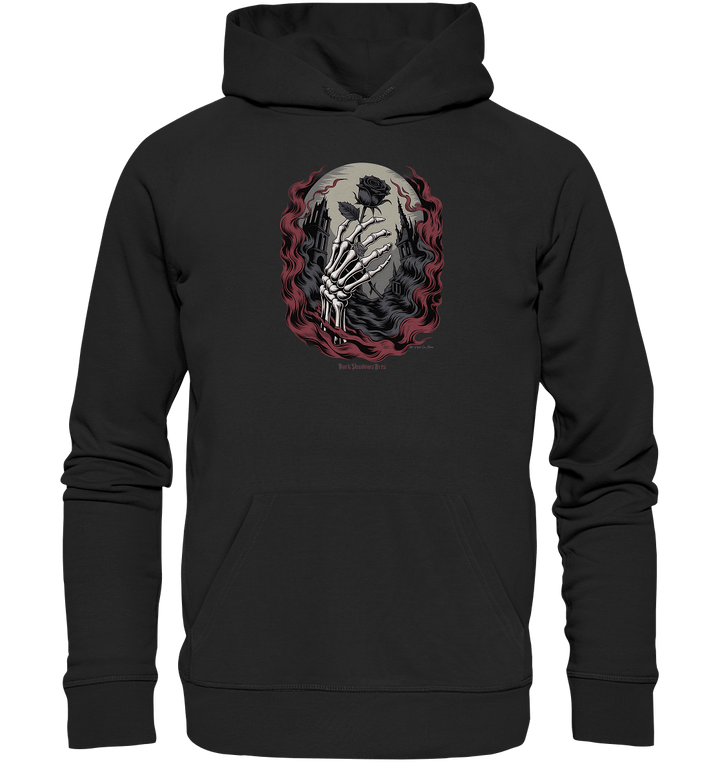dark shadows rose - die düstere eleganz der vergänglichkeit - Organic Hoodie | Hoodies | Dark Shadows Arts