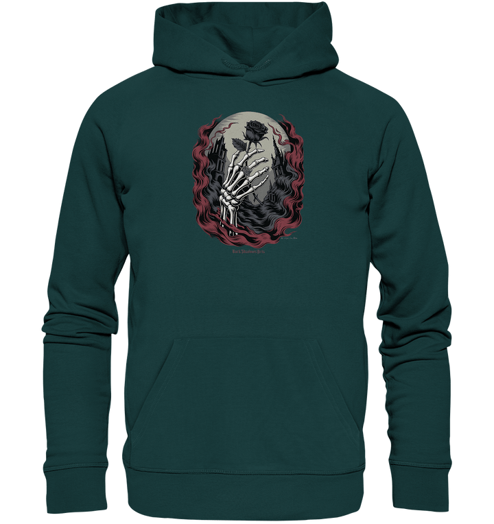 dark shadows rose - die düstere eleganz der vergänglichkeit - Organic Hoodie | Hoodies | Dark Shadows Arts