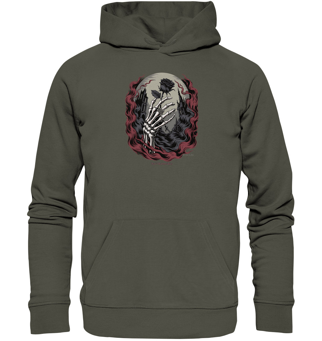dark shadows rose - die düstere eleganz der vergänglichkeit - Organic Hoodie | Hoodies | Dark Shadows Arts