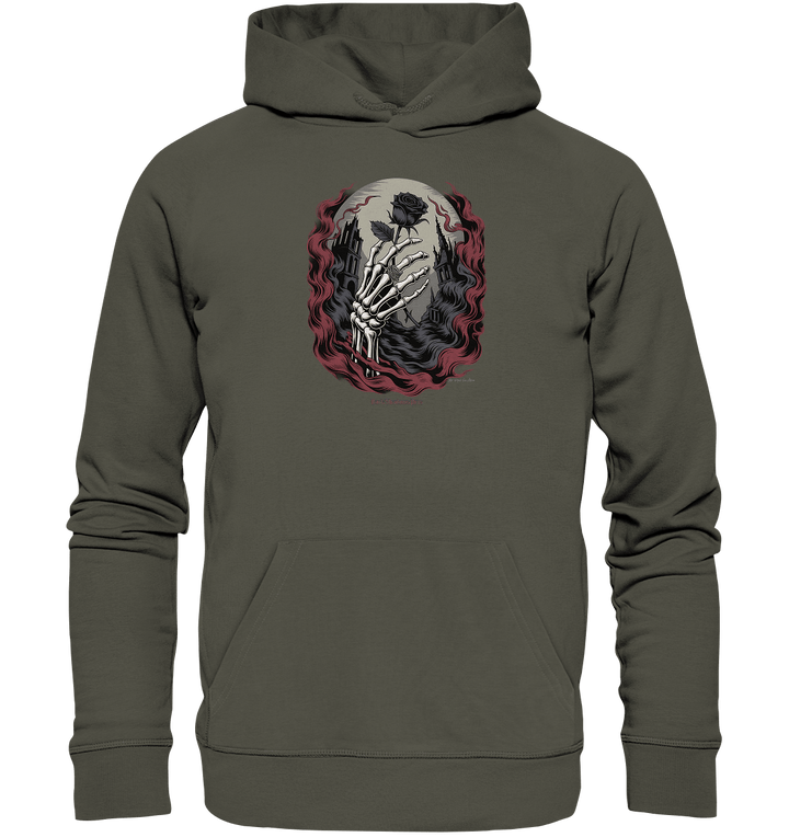 dark shadows rose - die düstere eleganz der vergänglichkeit - Organic Hoodie | Hoodies | Dark Shadows Arts