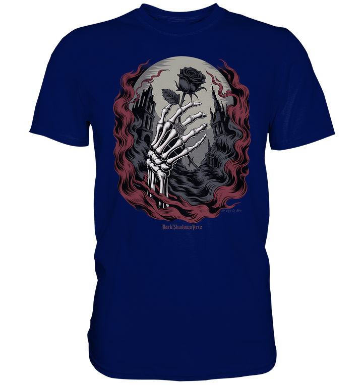 dark shadows rose - die düstere eleganz der vergänglichkeit - Premium Shirt | Unisex - Shirts | Dark Shadows Arts