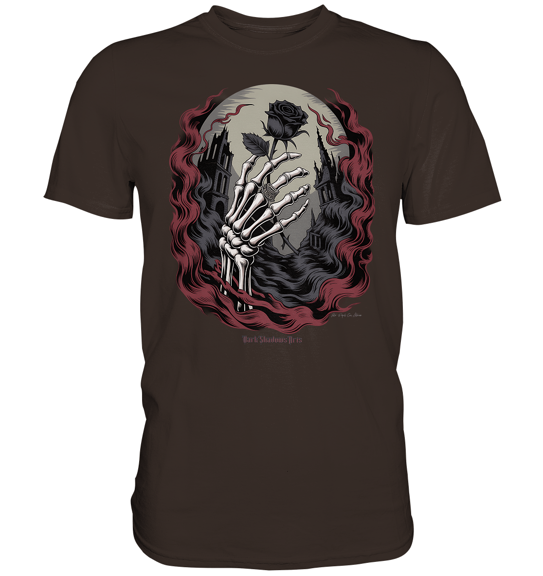 dark shadows rose - die düstere eleganz der vergänglichkeit - Premium Shirt | Unisex - Shirts | Dark Shadows Arts