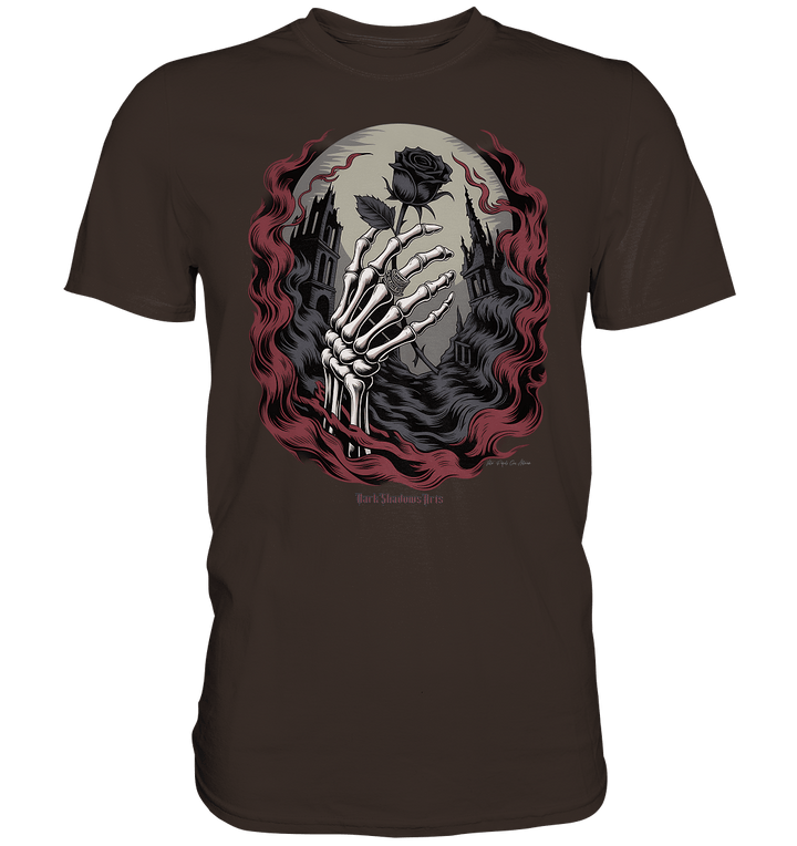 dark shadows rose - die düstere eleganz der vergänglichkeit - Premium Shirt | Unisex - Shirts | Dark Shadows Arts