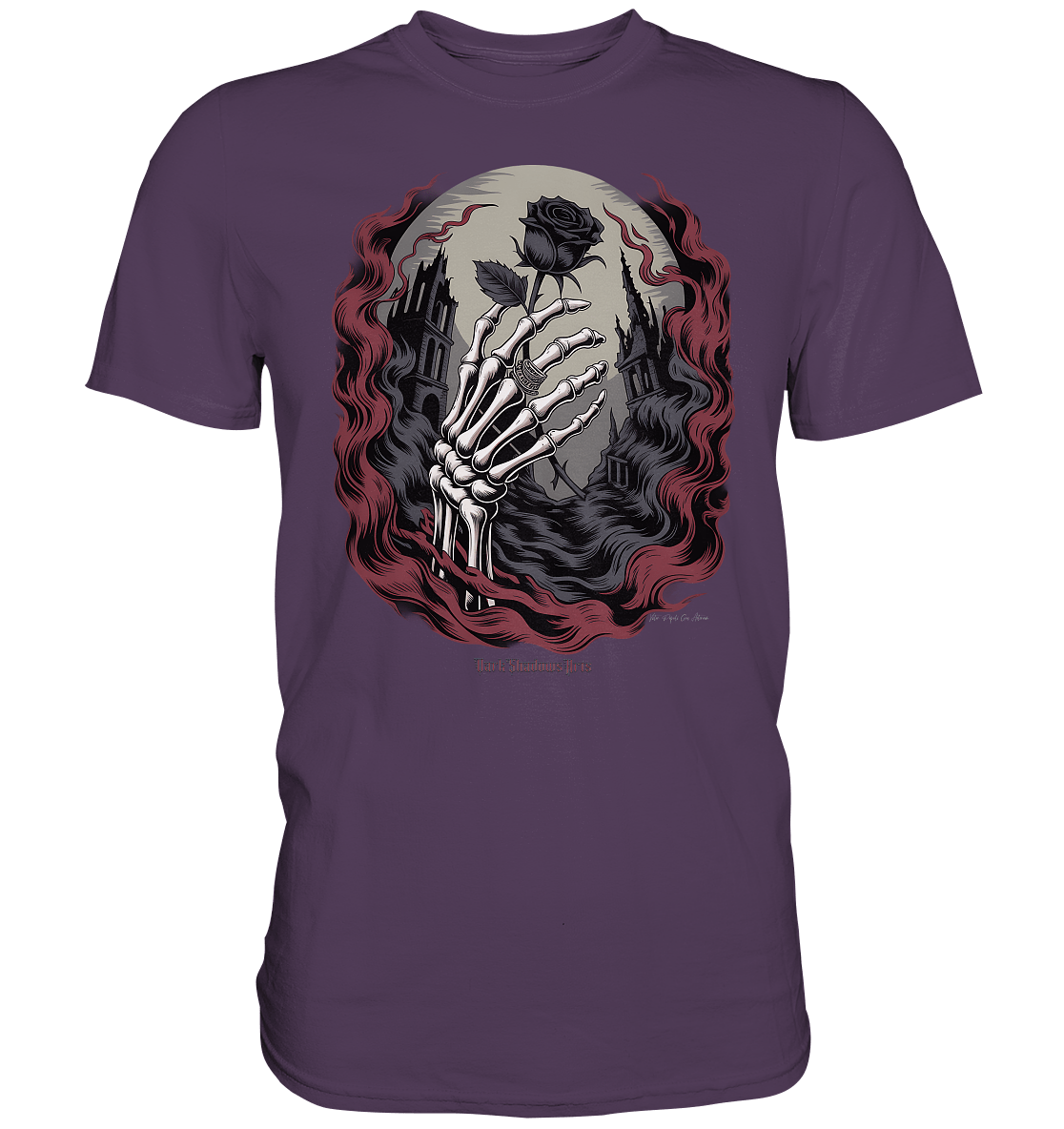 dark shadows rose - die düstere eleganz der vergänglichkeit - Premium Shirt | Unisex - Shirts | Dark Shadows Arts