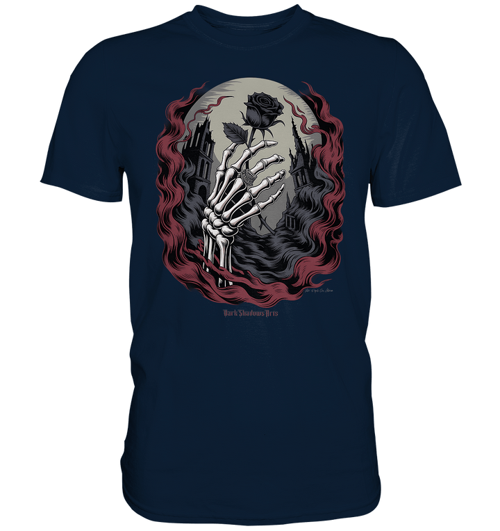 dark shadows rose - die düstere eleganz der vergänglichkeit - Premium Shirt | Unisex - Shirts | Dark Shadows Arts
