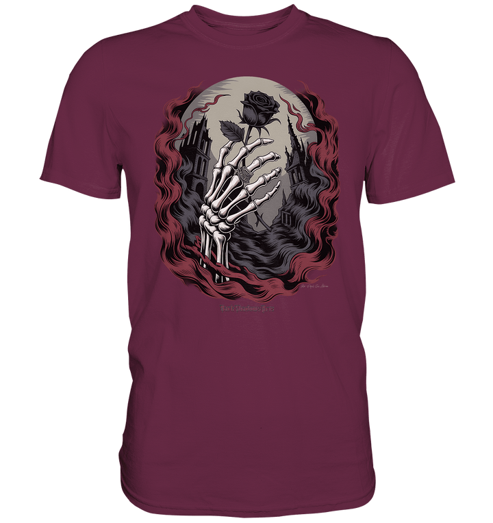 dark shadows rose - die düstere eleganz der vergänglichkeit - Premium Shirt | Unisex - Shirts | Dark Shadows Arts