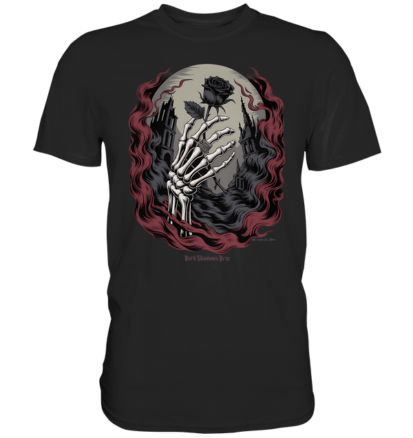 dark shadows rose - die düstere eleganz der vergänglichkeit - Premium Shirt | Unisex - Shirts | Dark Shadows Arts
