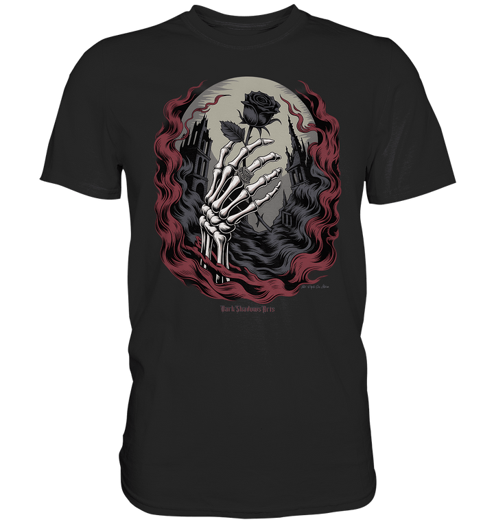 dark shadows rose - die düstere eleganz der vergänglichkeit - Premium Shirt | Unisex - Shirts | Dark Shadows Arts