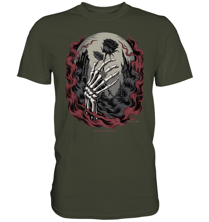 dark shadows rose - die düstere eleganz der vergänglichkeit - Premium Shirt | Unisex - Shirts | Dark Shadows Arts