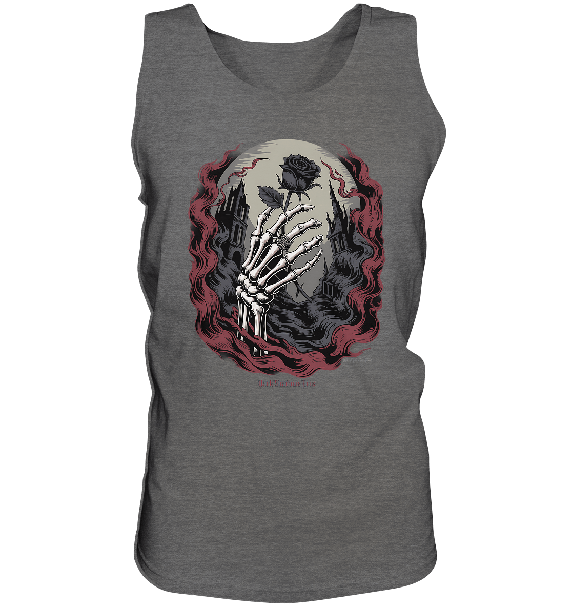 dark shadows rose - die düstere eleganz der vergänglichkeit - Relaxed Tank Top | Tank - Tops | Dark Shadows Arts