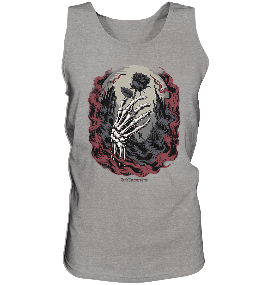 dark shadows rose - die düstere eleganz der vergänglichkeit - Relaxed Tank Top | Tank - Tops | Dark Shadows Arts