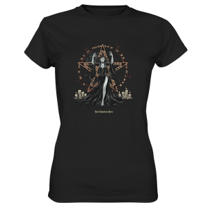 Dark Sorceress Pentagram – Zauberin mit Runen & Kerzen - Ladies Premium Shirt | Lady - Shirts | Dark Shadows Arts