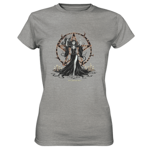 Dark Sorceress Pentagram – Zauberin mit Runen & Kerzen - Ladies Premium Shirt | Lady - Shirts | Dark Shadows Arts