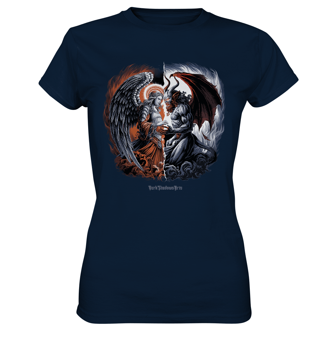 Das Gleichgewicht von Licht und Dunkelheit - Ladies Premium Shirt | Lady - Shirts | Dark Shadows Arts